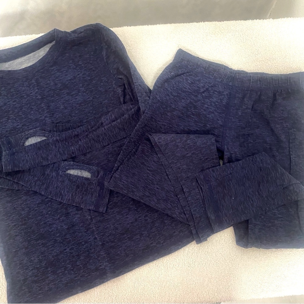 Athletic Works DriWorks Boys Small 6/7 Longsleeve Shirt & Pants Activewear